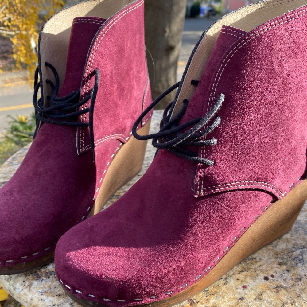 Maguba Casablanca wedge clog boot